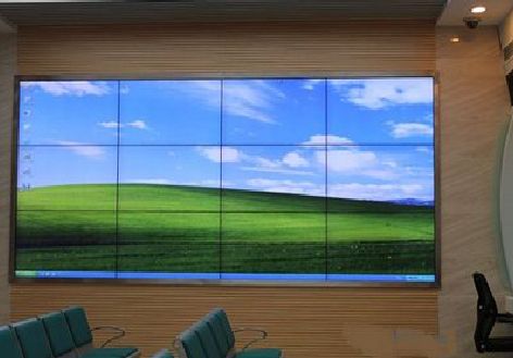 潼南区液晶拼接屏的另类用法。